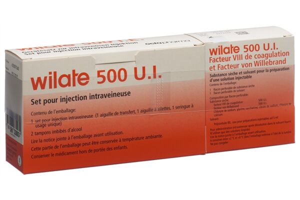 Wilate subst sèche 1000 UI avec solvant flac