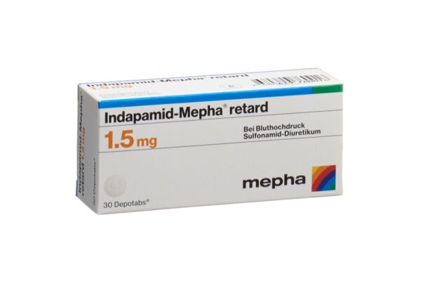 Indapamid-Mepha retard Depotabs 1.5 mg 30 Stk