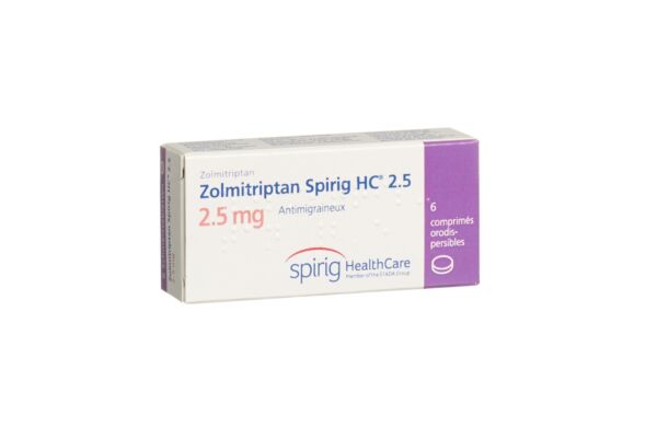 Zolmitriptan Spirig HC Schmelztabl 2.5 mg 6 Stk