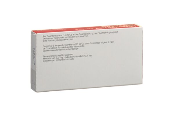 Irbesartan HCT Zentiva Filmtabl 300/12.5mg 28 Stk