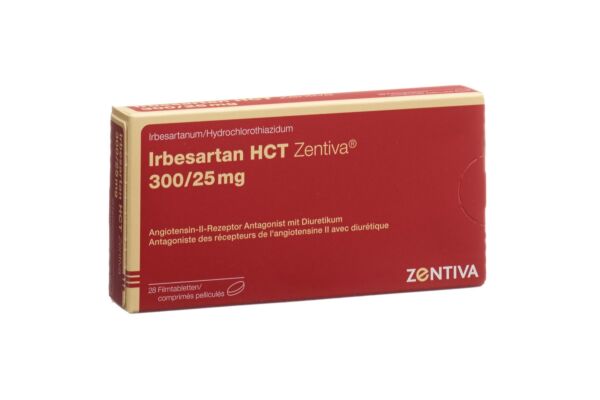 Irbesartan HCT Zentiva Filmtabl 300/25mg 28 Stk