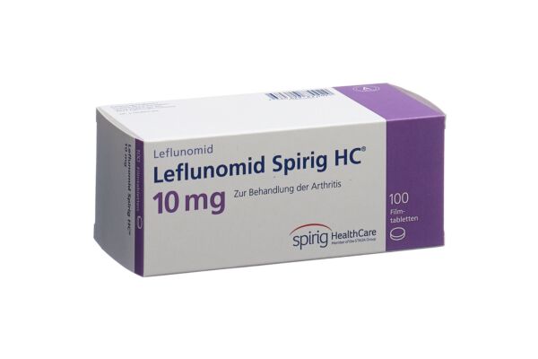 Léflunomide Spirig HC cpr pell 10 mg 100 pce