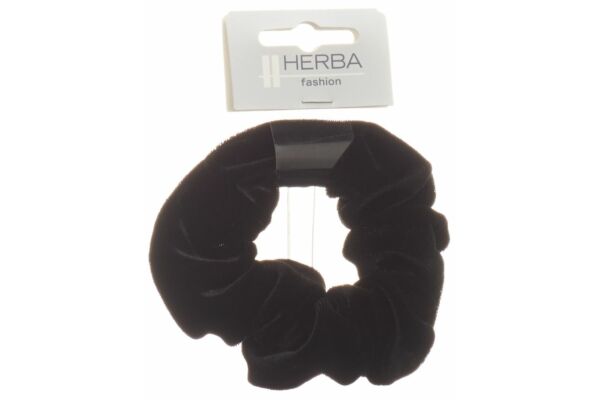 Herba Scunci 11cm Samt schwarz