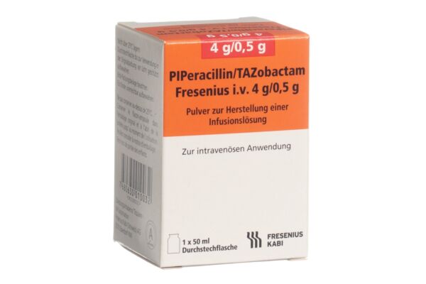 Piperacillin/Tazobactam Fresenius i.v. Trockensub 4.5 g Durchstf