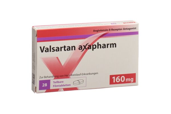 Valsartan axapharm Filmtabl 160 mg 28 Stk