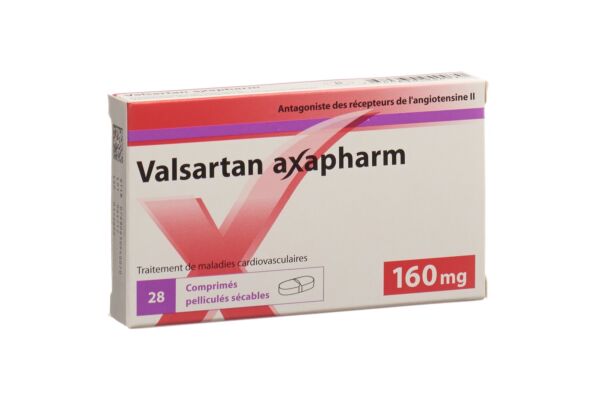 Valsartan axapharm Filmtabl 160 mg 28 Stk