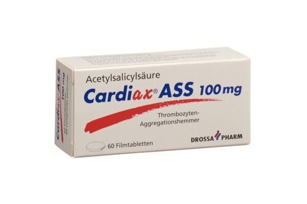 Cardiax ASS cpr pell 100 mg 60 pce