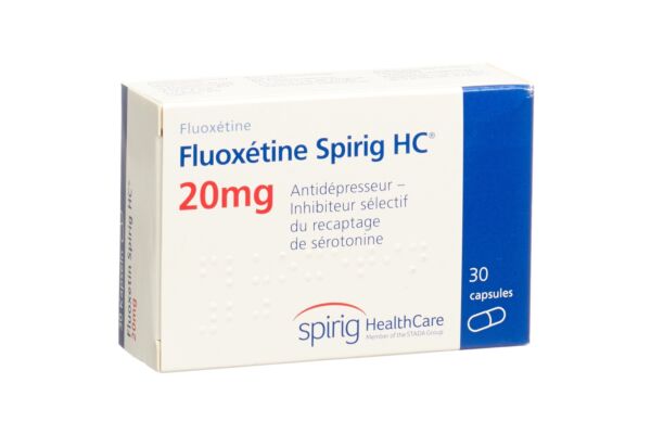 Fluoxetin Spirig HC Kaps 20 mg 30 Stk