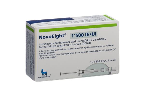 NovoEight subst sèche 1500 UI avec solvant flac