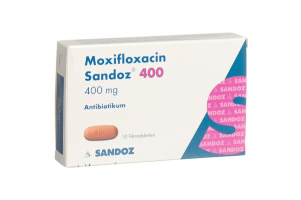 Moxifloxacin Sandoz Filmtabl 400 mg 10 Stk