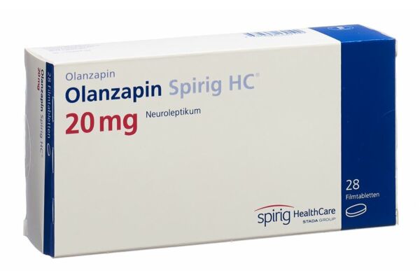 Olanzapin Spirig HC Filmtabl 20 mg 28 Stk