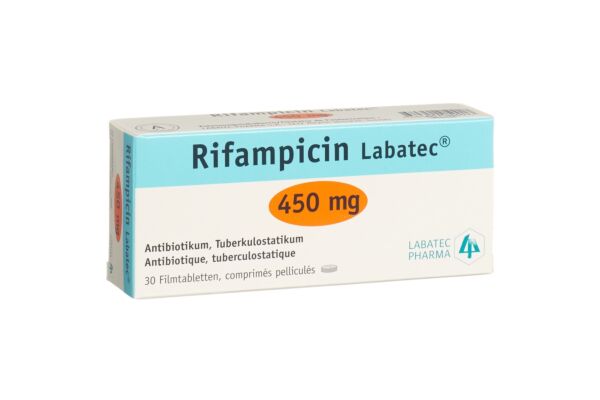 Rifampicin Labatec Filmtabl 450 mg 30 Stk