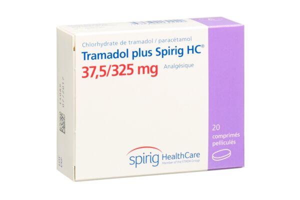 Tramadol plus Spirig HC Filmtabl 37.5/325mg 20 Stk