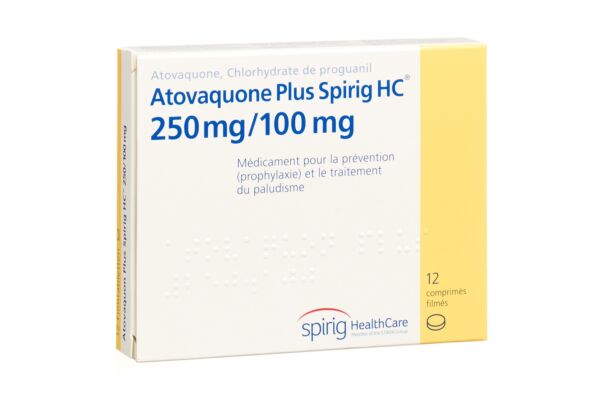 Atovaquone Plus Spirig HC cpr pell 250/100mg 12 pce