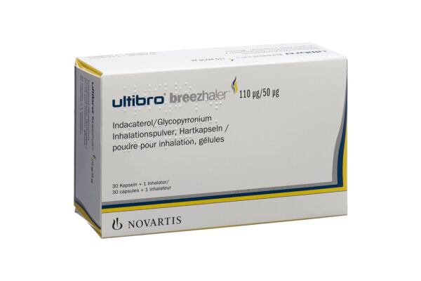 Ultibro Breezhaler Inh Kaps 110 mcg/50 mcg 30 Stk