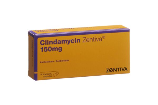 Clindamycin Zentiva caps 150 mg 16 pce