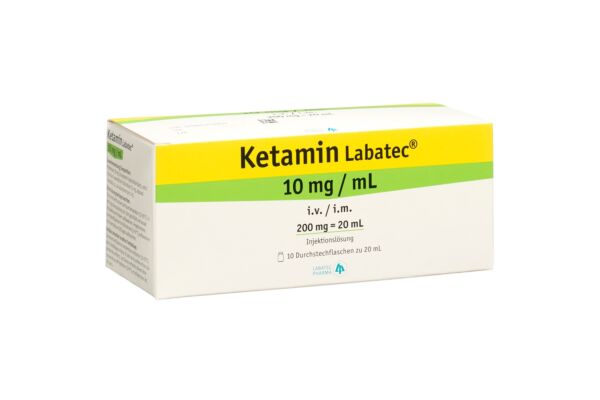 Ketamin Labatec sol inj 200 mg/20ml 10 flac 20 ml