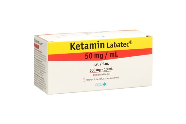 Ketamin Labatec Inj Lös 500 mg/10ml 10 Durchstf 10 ml