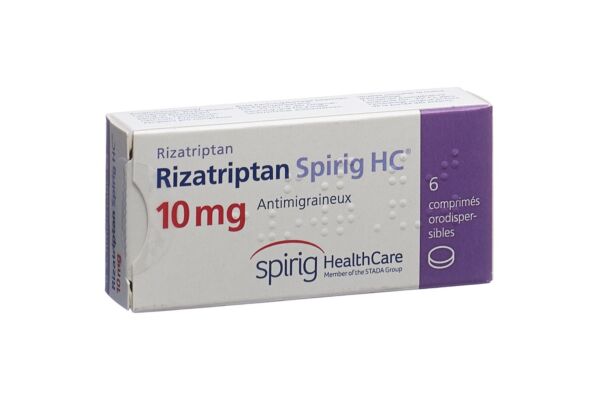 Rizatriptan Spirig HC Schmelztabl 10 mg 6 Stk