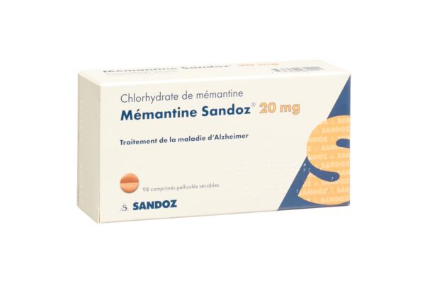 Memantin Sandoz Filmtabl 20 mg 98 Stk