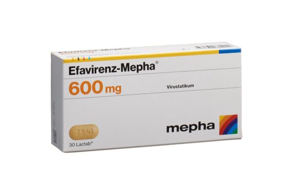 Efavirenz-Mepha Lactab 600 mg 30 Stk