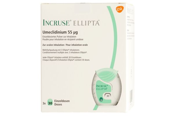 Incruse Ellipta pdr inh 55 mcg 3 x 30 dos