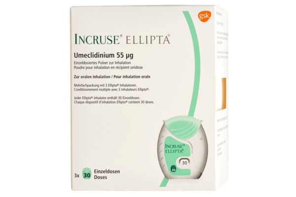 Incruse Ellipta pdr inh 55 mcg 3 x 30 dos