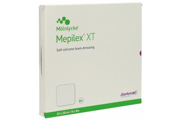 Mepilex Safetac XT 20x20cm stérile 5 pce