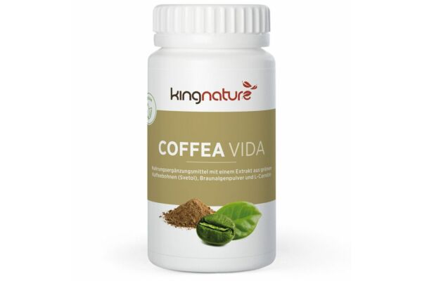 Kingnature Coffea Vida caps 200 mg Grüner Kaffe-Extrakt bte 60 pce