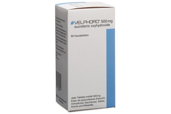 Velphoro cpr croquer 500 mg fl 90 pce