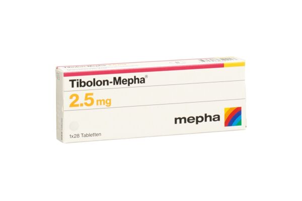 Tibolon-Mepha Tabl 2.5 mg 28 Stk