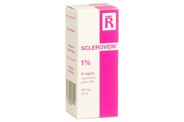 Sclerovein Inj Lös 1 % i.v. Durchstf 30 ml