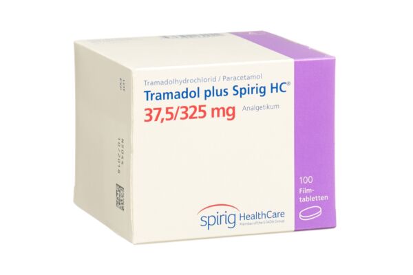 Tramadol plus Spirig HC Filmtabl 37.5/325mg 100 Stk