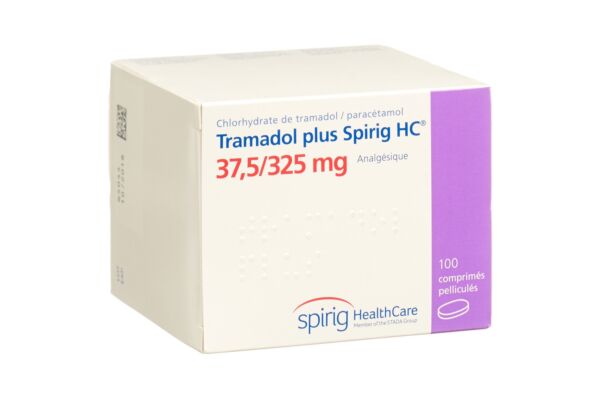 Tramadol plus Spirig HC cpr pell 37.5/325mg 100 pce