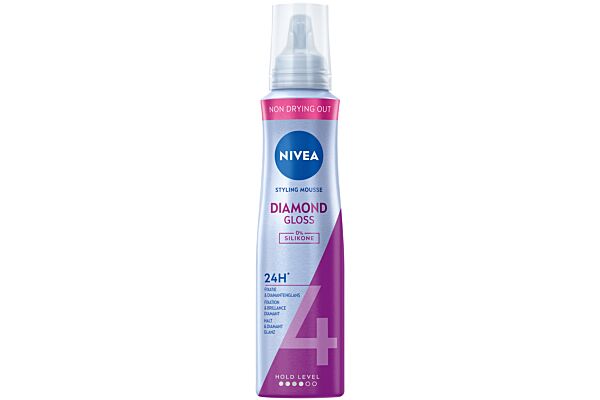 Nivea mousse coiffante diamond gloss care 150 ml