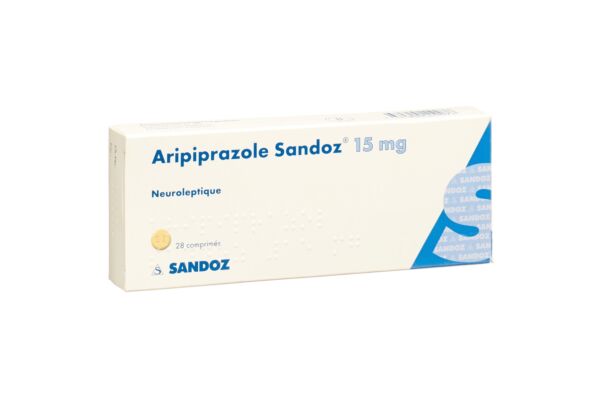 Aripiprazole Sandoz cpr 15 mg 28 pce