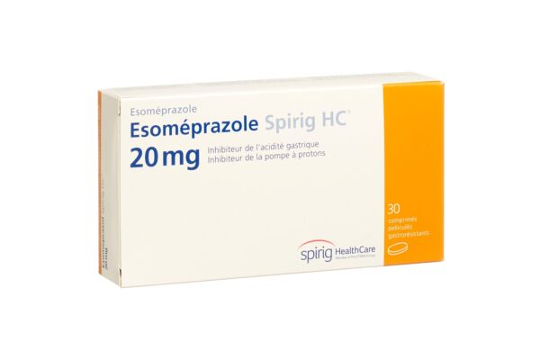 Esomeprazol Spirig HC Tabl 20 mg 30 Stk