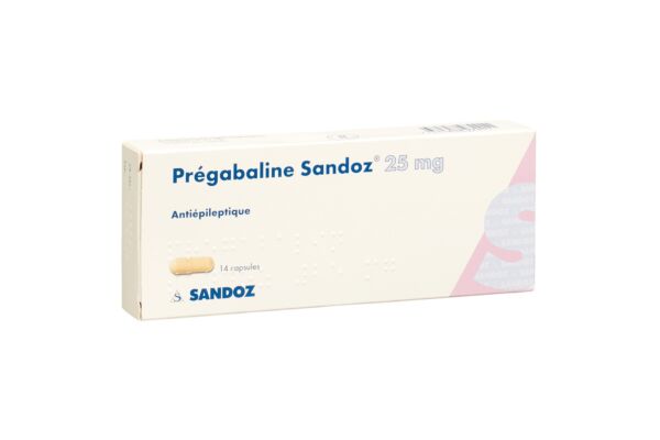 Pregabalin Sandoz Kaps 25 mg 14 Stk