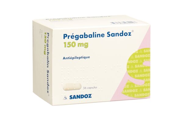 Pregabalin Sandoz Kaps 150 mg 56 Stk