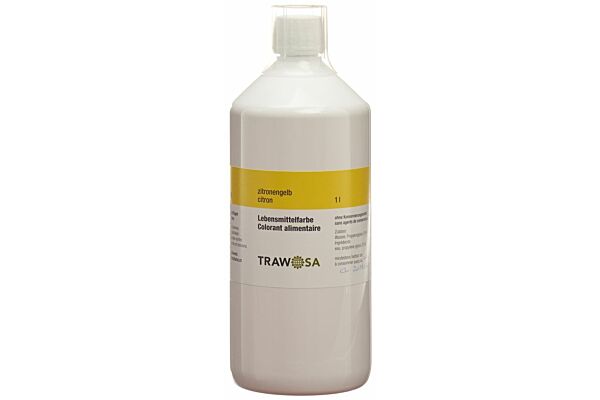 Trawosa Lebensmittelfarbstoff zitronengelb 1000 ml