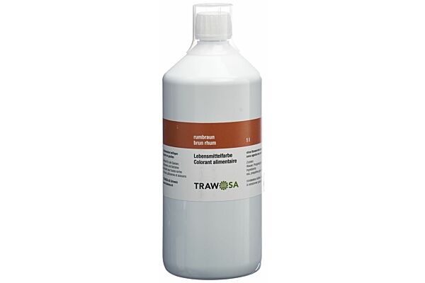 Trawosa colorant alimentaire brun rhum 1000 ml