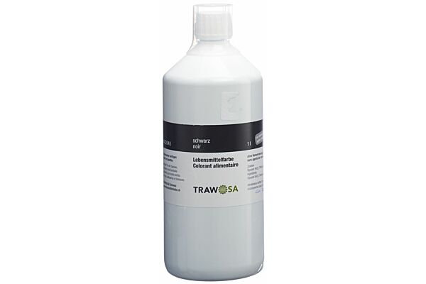 Trawosa Lebensmittelfarbstoff schwarz 1000 ml