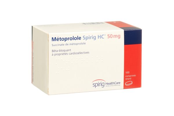 Metoprolol Spirig HC Ret Filmtabl 50 mg 100 Stk