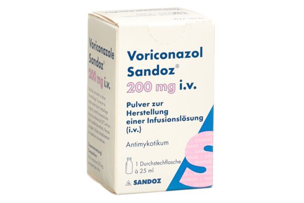 Voriconazole Sandoz subst sèche 200 mg flac