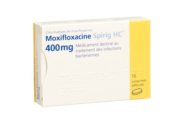 Moxifloxacin Spirig HC Filmtabl 400 mg 10 Stk