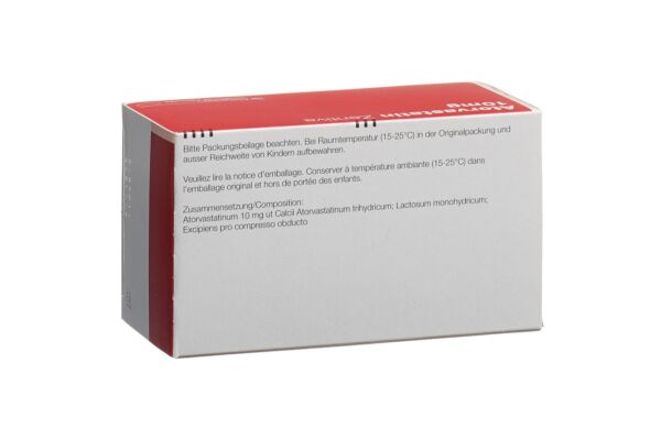 Atorvastatin Zentiva Filmtabl 10 mg 100 Stk