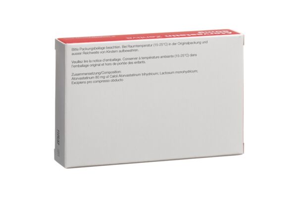 Atorvastatin Zentiva cpr pell 80 mg 30 pce