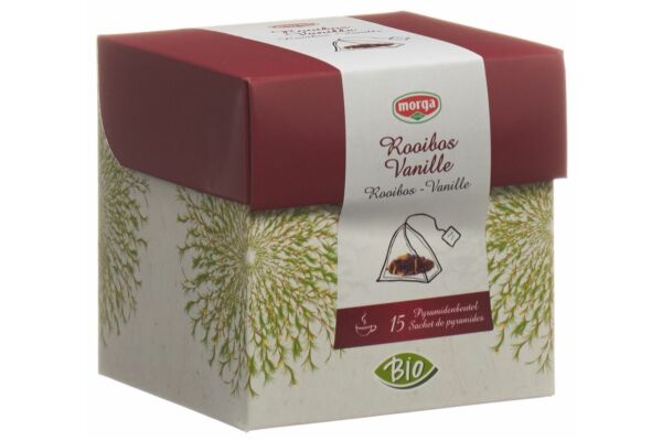 Morga tisane rooibos-vanille sachet de pyramides bio 15 pce