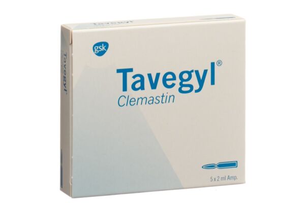 Tavegyl Inj Lös 2 mg/2ml i.m./i.v. 5 Amp 2 ml