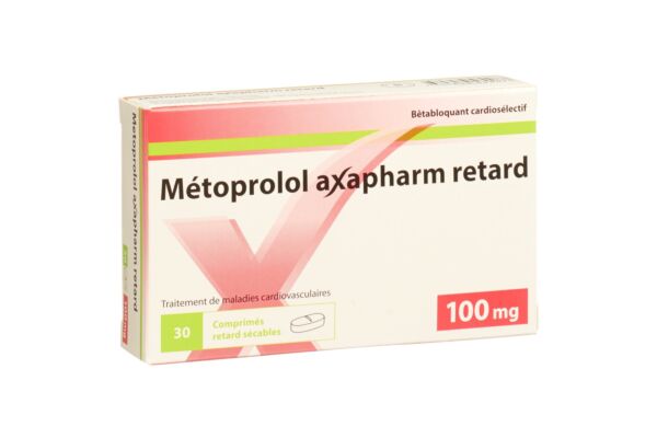 Metoprolol Axapharm Ret Tabl 100 mg 30 Stk